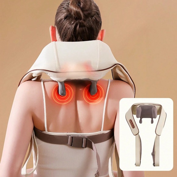 Neck Shoulder Massager Shiatsu Deep Kneading Therapy Electric Machine - Picture 4 of 4